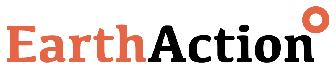 EarthAction logo, primary · on white
