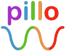 pillo logo, full color on white