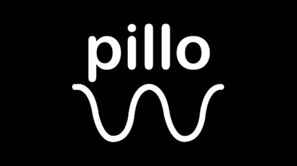 pillo logo, white