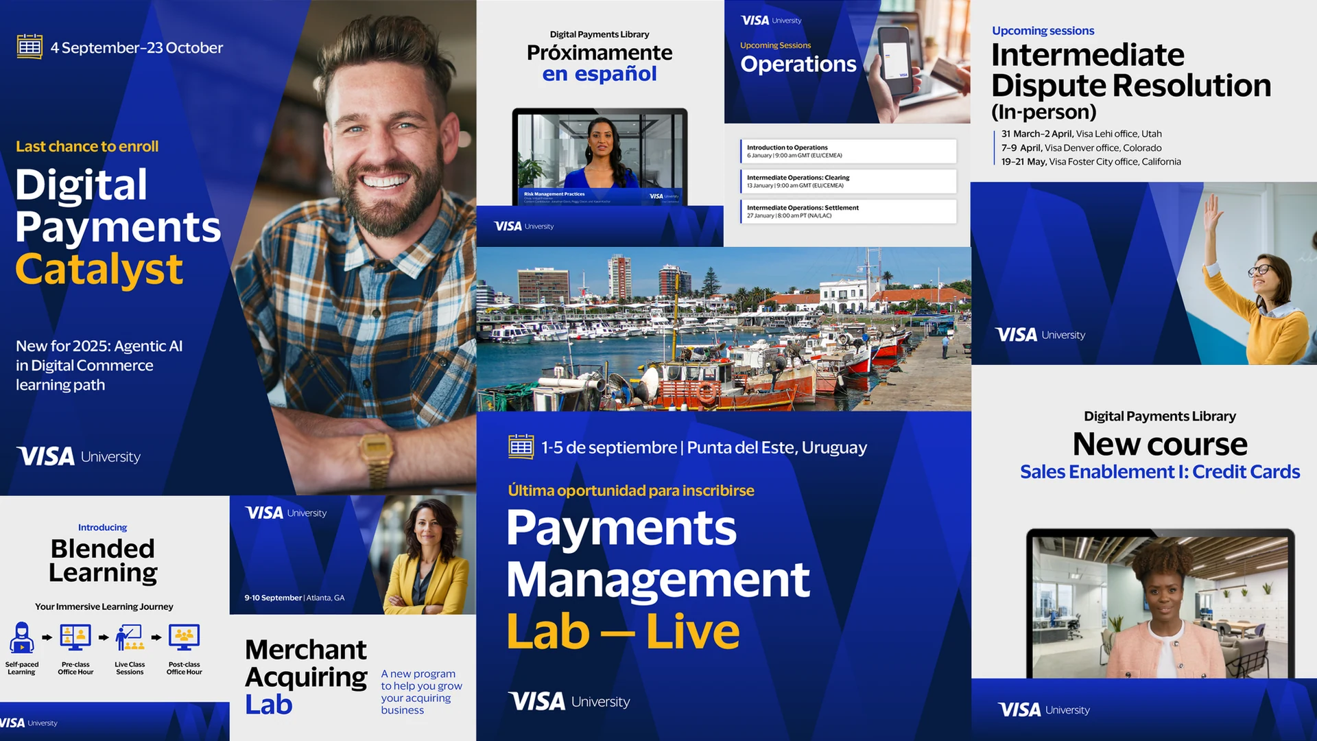 Visa University digital marketing and social campaigns